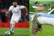 Here's a detailed look at the cleats (Image via Sportskeeda)